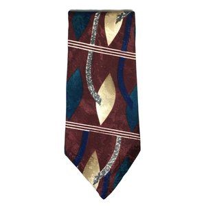 Italian Silk Styled Men's Neck Tie Silk 60" L 3.5" W Made in the USA